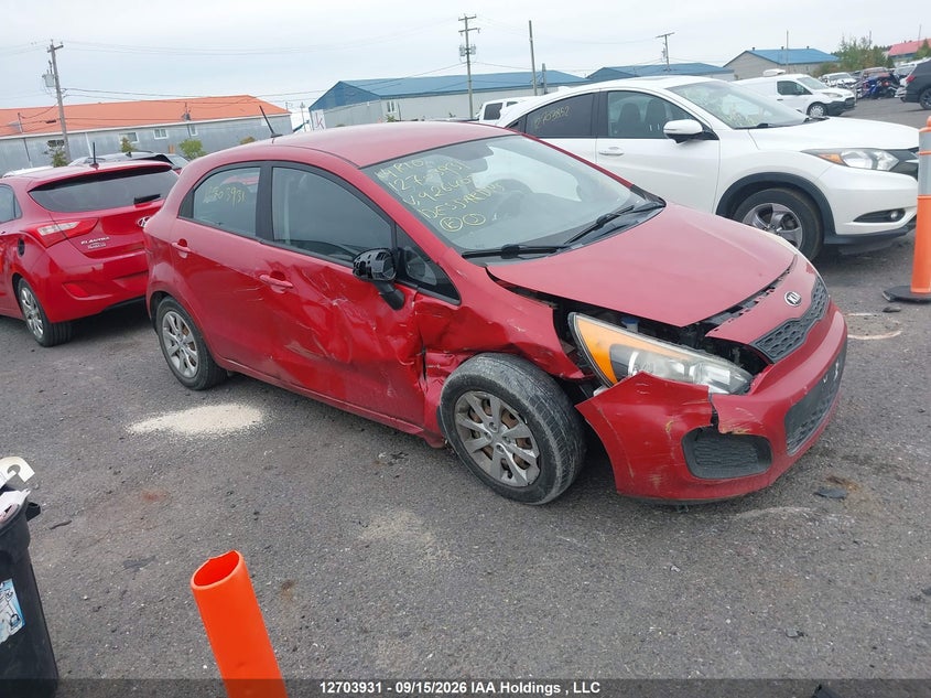 Vin: knadm5a38e6926403, lot: 3109623, kia rio lx 2014 img_1