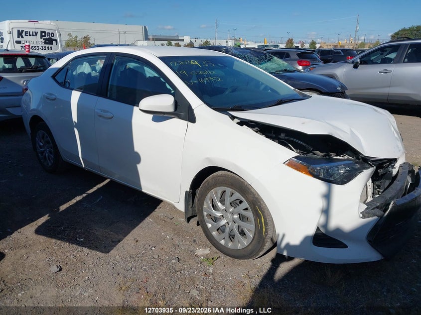 Vin: 2t1burhe3kc164952, lot: 3109627, toyota corolla l/le/xle/se/xse 20191