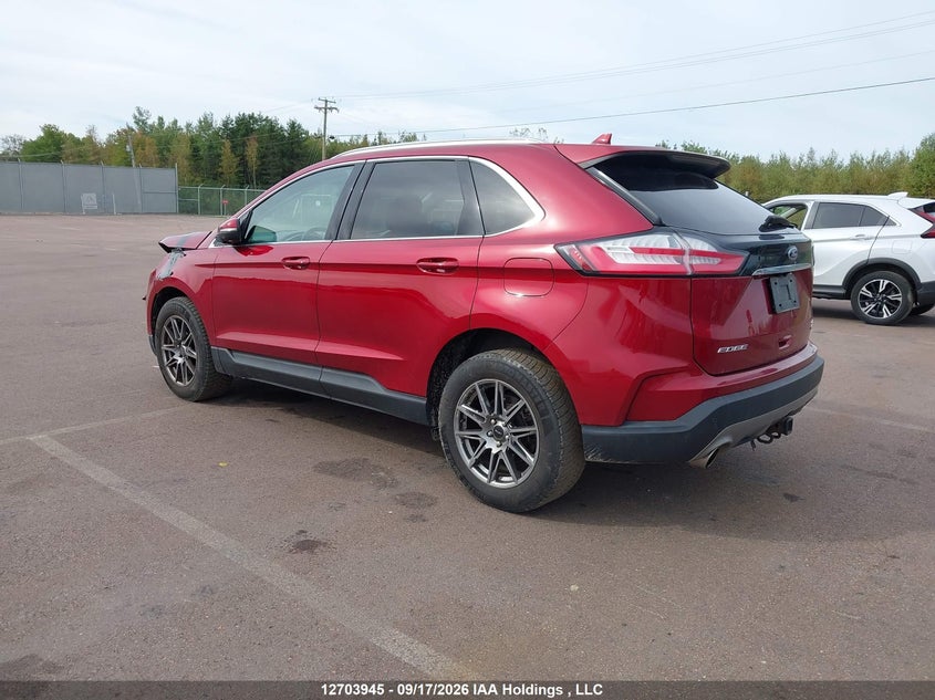 Vin: 2fmpk4j90kbb29009, lot: 3109643, ford edge sel 20193
