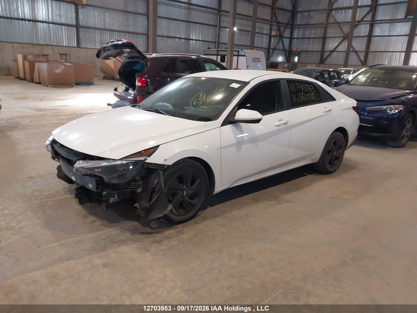 Vin: kmhlm4ag7nu362035, lot: 3109652, hyundai elantra sel 20222