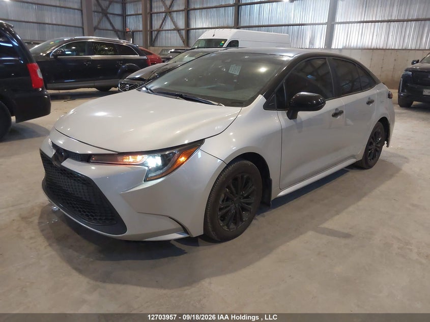 2022 Toyota Corolla, Удар ззаду, IAAI, VIN 5YFBPMBE3NP284466 — фото 2