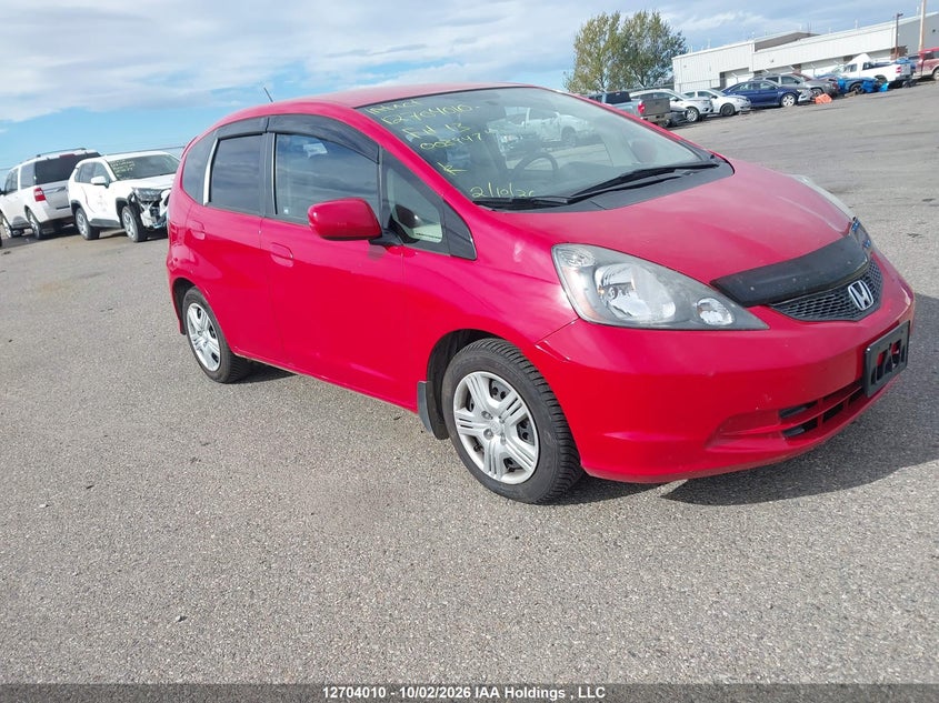 2013 Honda Fit Lx, Удар сзади, IAAI, VIN LUCGE8H50D3003947
