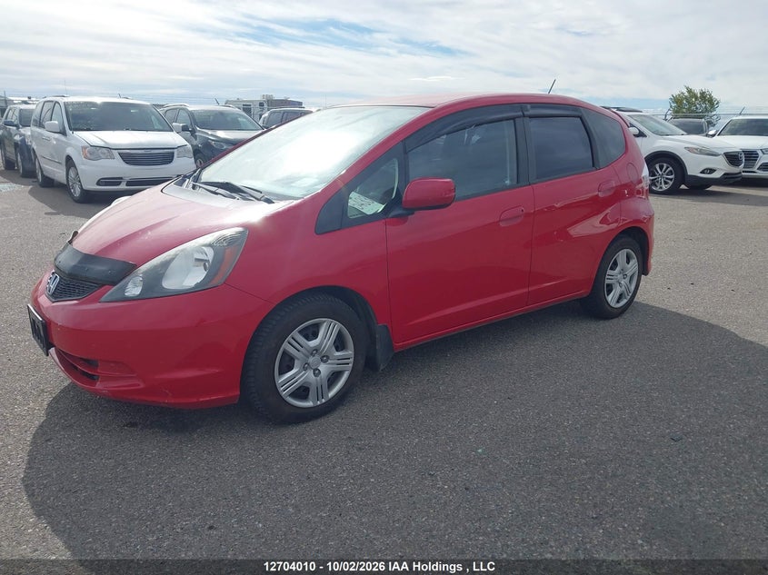 2013 Honda Fit Lx, Удар сзади, IAAI, VIN LUCGE8H50D3003947 — фото 2