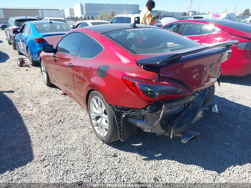 Vin: kmhht6kd6du087099, lot: 3109710, hyundai genesis 2.0t 20133