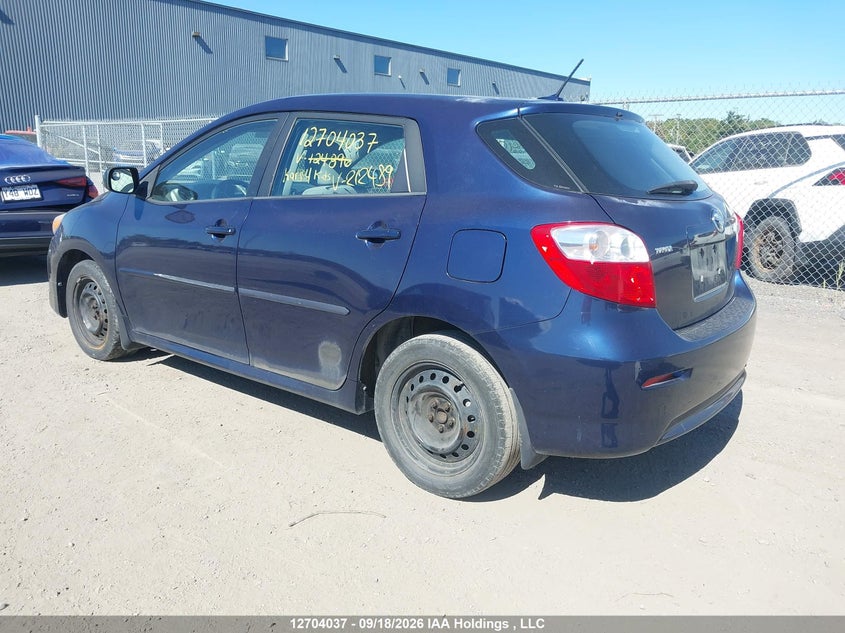 Vin: 2t1ku4ee9ac212489, lot: 3109736, toyota matrix 20103