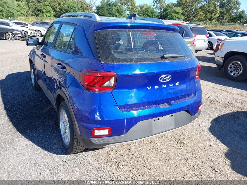 Vin: kmhrc8a38lu041698, lot: 3109771, hyundai venue 20203