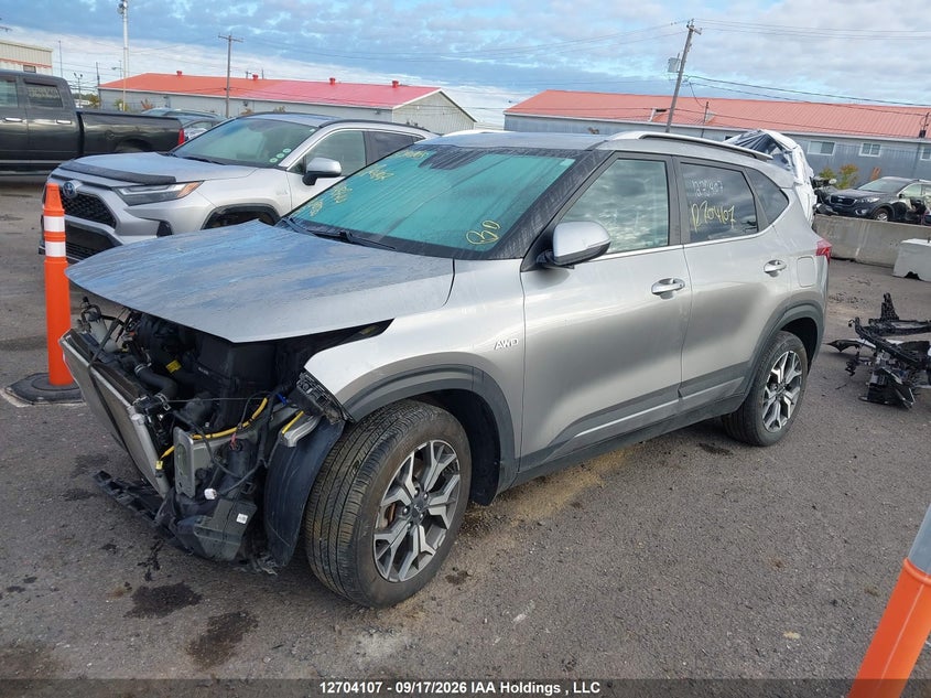Vin: kndercaa5p7445744, lot: 3109806, kia seltos ex 20232