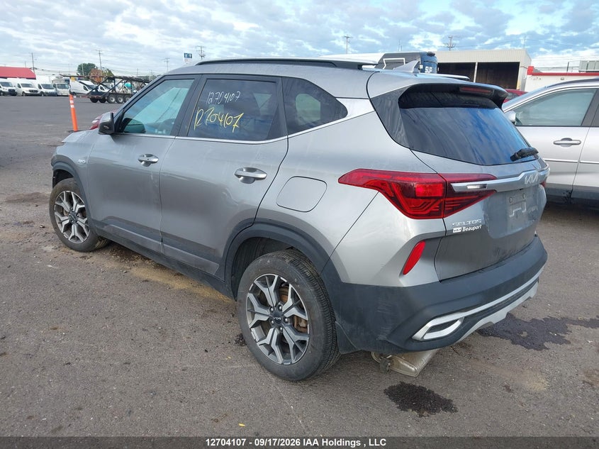 Vin: kndercaa5p7445744, lot: 3109806, kia seltos ex 20233