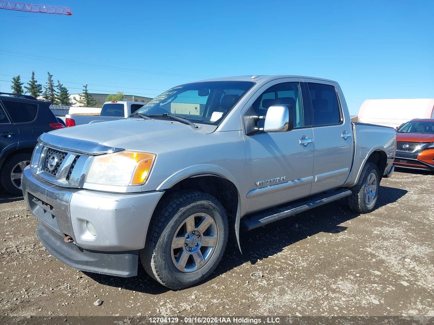 2009 Nissan Titan Xe/Se/Le/Pro-4X, Удар сзади, IAAI, VIN 1N6AA07CX9N300448 — фото 2