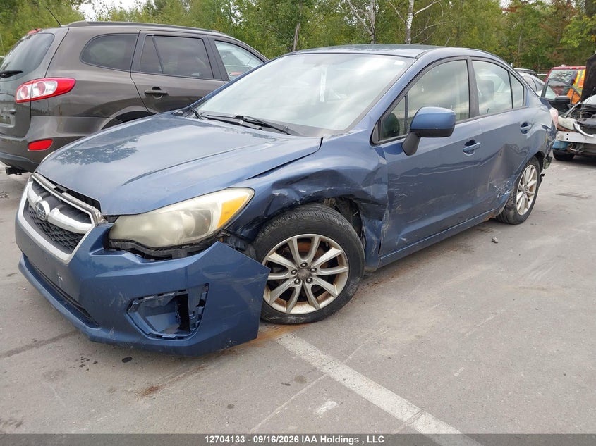 2012 Subaru Impreza Premium, Левый бок, IAAI, VIN JF1GJAC62CH022997 — фото 2