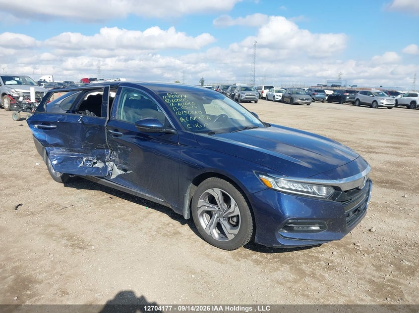 Vin: 1hgcv1f5xja800213, lot: 3109878, honda accord exl 20181