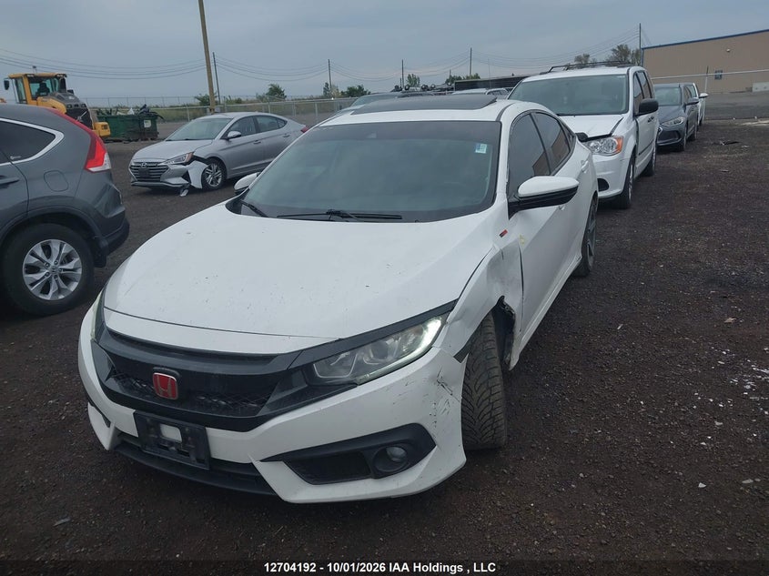 Vin: 2hgfc1f4xjh105385, lot: 3109902, honda civic ex-t 20182