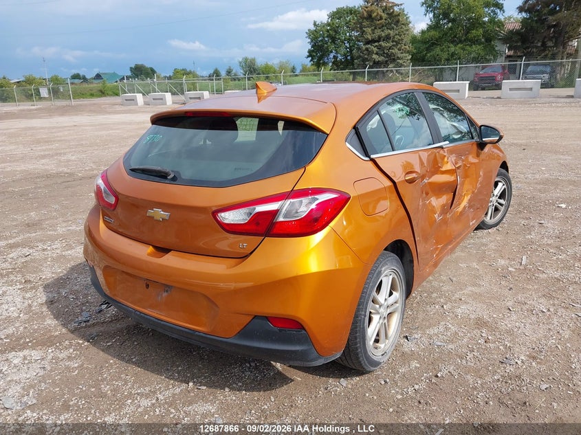 Vin: 3g1be6sm1hs541746, lot: 3110175, chevrolet cruze lt auto 20174