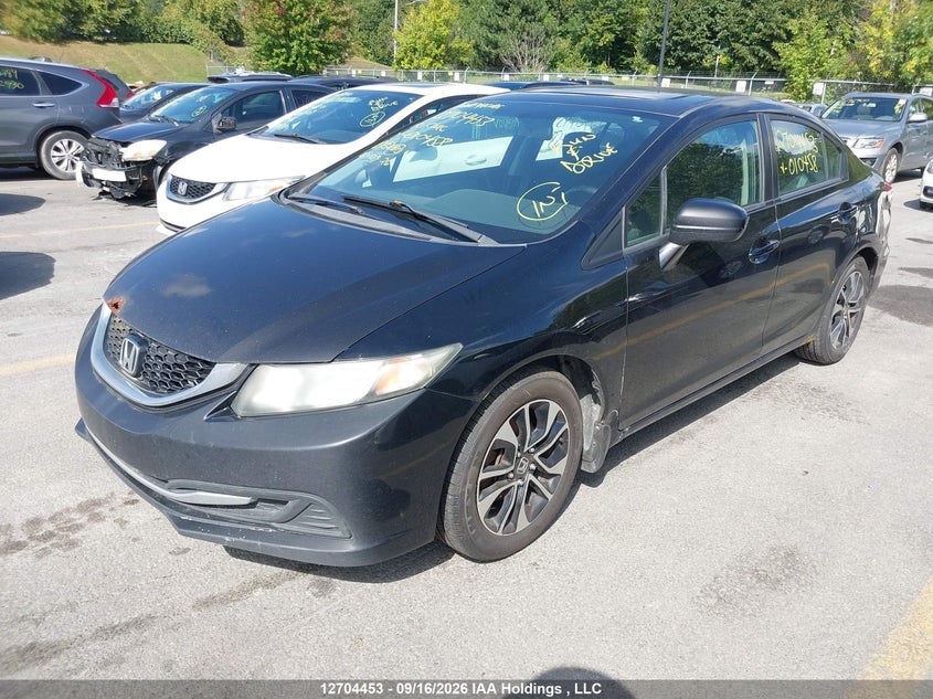2015 Honda Civic, Благодійність, IAAI, VIN 2HGFB2F56FH010458 — фото 2