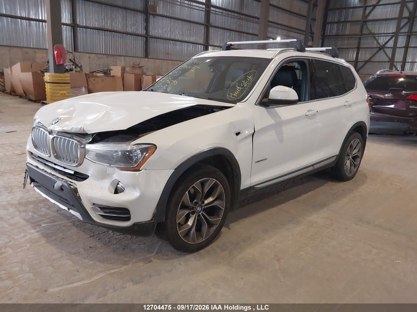 Vin: 5uxwx9c50g0d72290, lot: 3110224, bmw x3 xdrive28i 20162