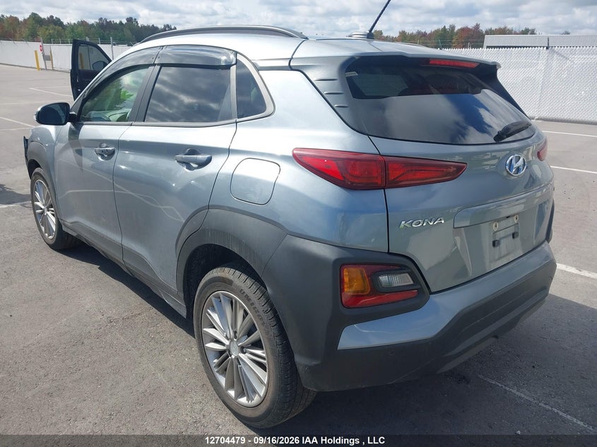Vin: km8k6caa0ku244108, lot: 3110228, hyundai kona sel/tech 20193