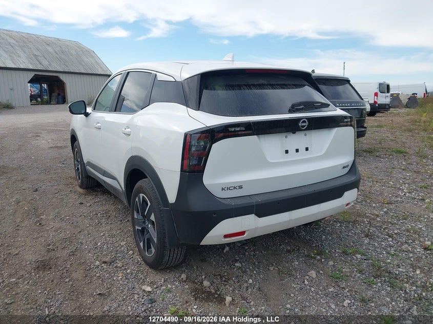 Vin: 3n8ap6cbxsl388302, lot: 3110239, nissan kicks sv 20253