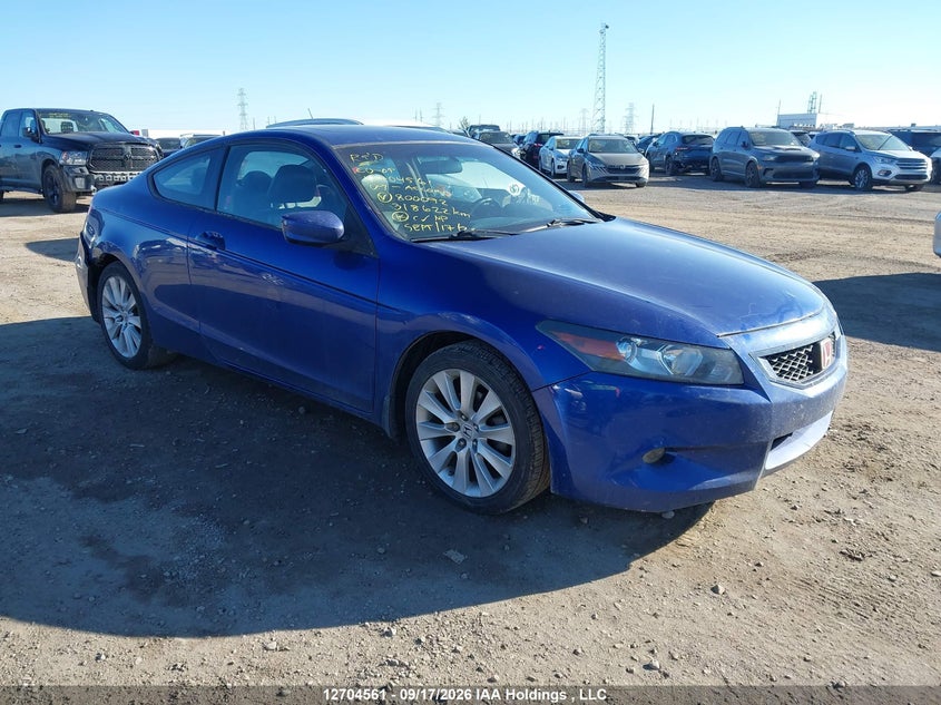 2009 Honda Accord Ex-L V6, Rear, IAAI, VIN 1HGCS228X9A800092