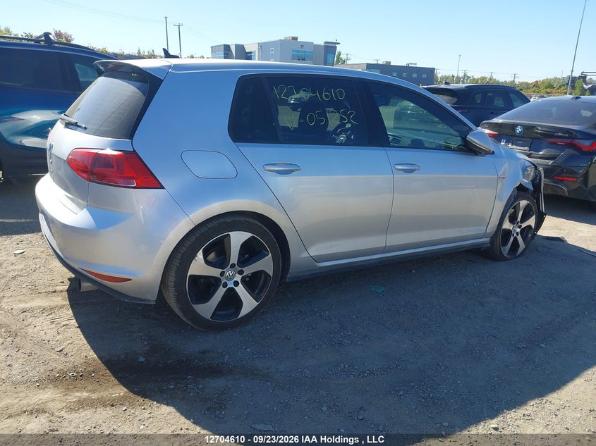 Vin: 3vw4t7au6gm051252, lot: 3110359, volkswagen golf gti 5-door autobahn 20164