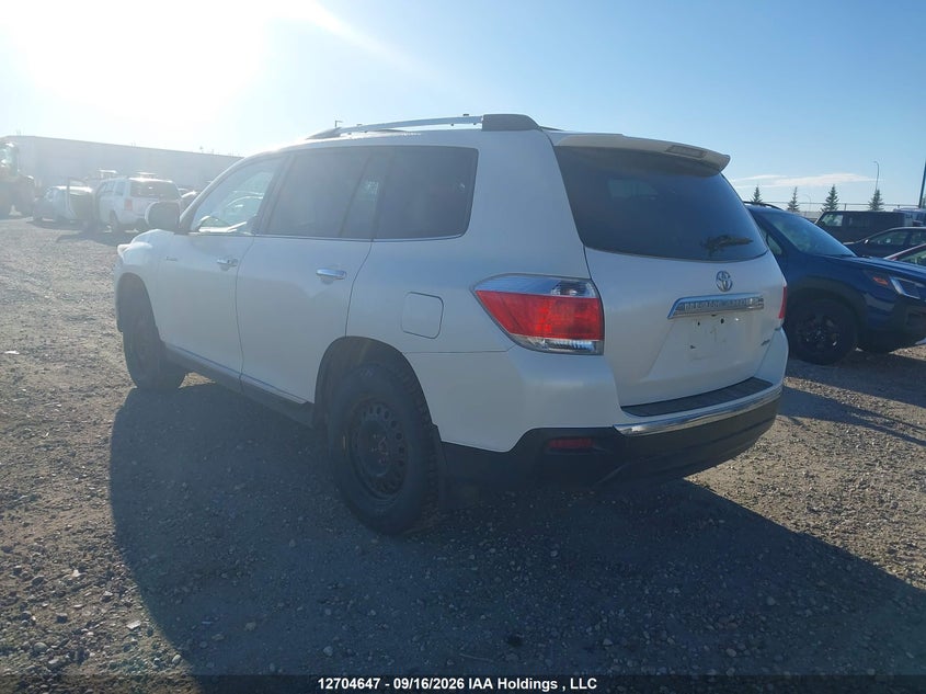 Vin: 5tddk3eh7ds259003, lot: 3110397, toyota highlander limited 20133