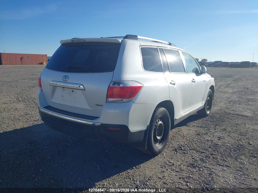 Vin: 5tddk3eh7ds259003, lot: 3110397, toyota highlander limited 20134