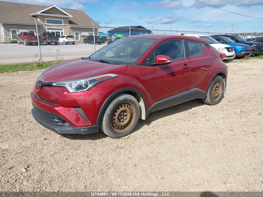 Vin: nmtkhmbx2kr076336, lot: 3110401, toyota c-hr xle/le/limited 20192