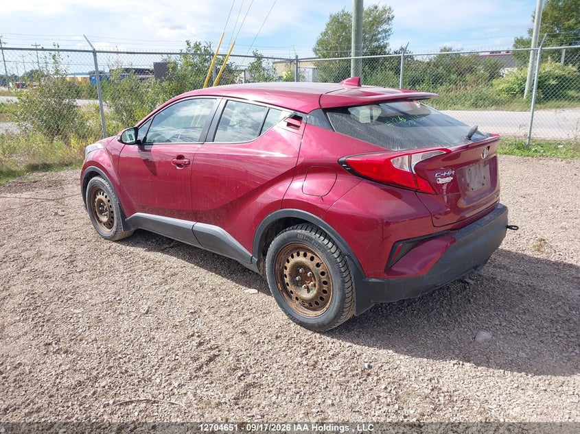 Vin: nmtkhmbx2kr076336, lot: 3110401, toyota c-hr xle/le/limited 20193