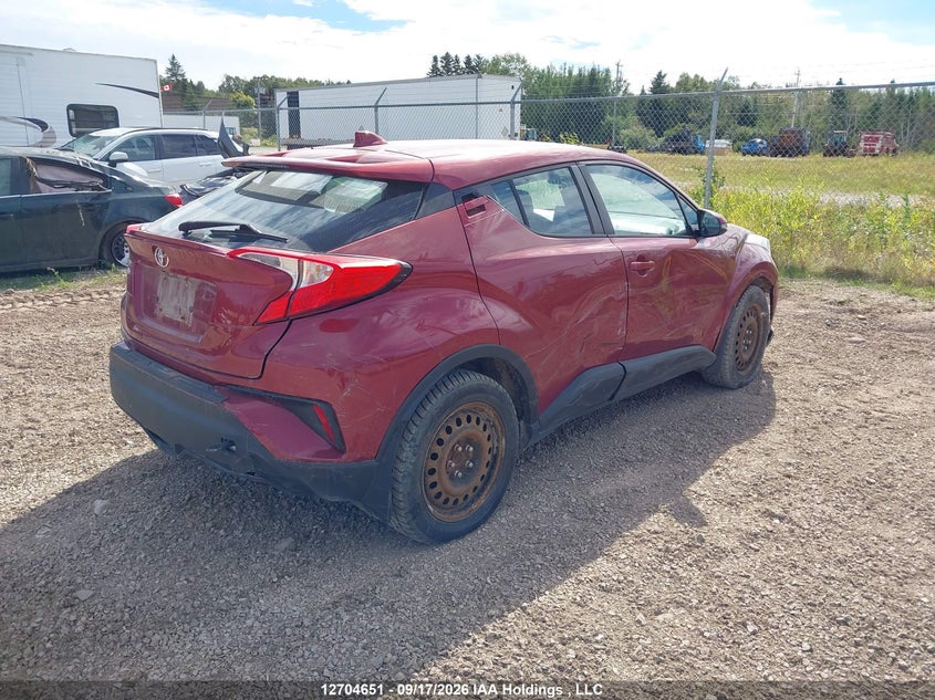 Vin: nmtkhmbx2kr076336, lot: 3110401, toyota c-hr xle/le/limited 20194