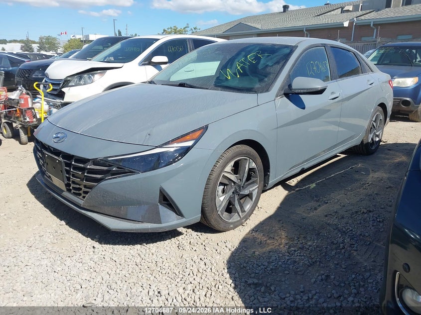 Vin: kmhln4ag1mu152266, lot: 3110438, hyundai elantra ultimate ivt with tech package 20212