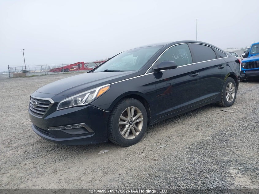 2017 Hyundai Sonata, Удар ззаду, IAAI, VIN 5NPE24AF5HH485065 — фото 2