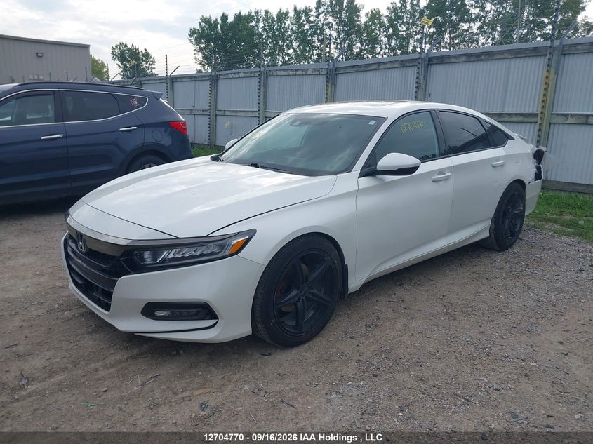 2018 Honda Accord Sedan, Удар сзади, IAAI, VIN 1HGCV2F31JA800699 — фото 2