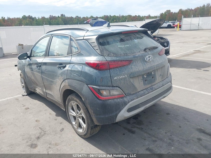Vin: km8k2cab8nu802702, lot: 3110532, hyundai kona sel/se 20223