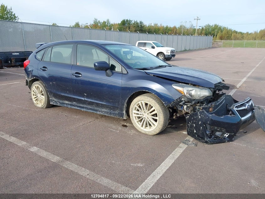 2016 Subaru Impreza Premium Plus, Удар спереди, IAAI, VIN JF1GPAF67GG288991