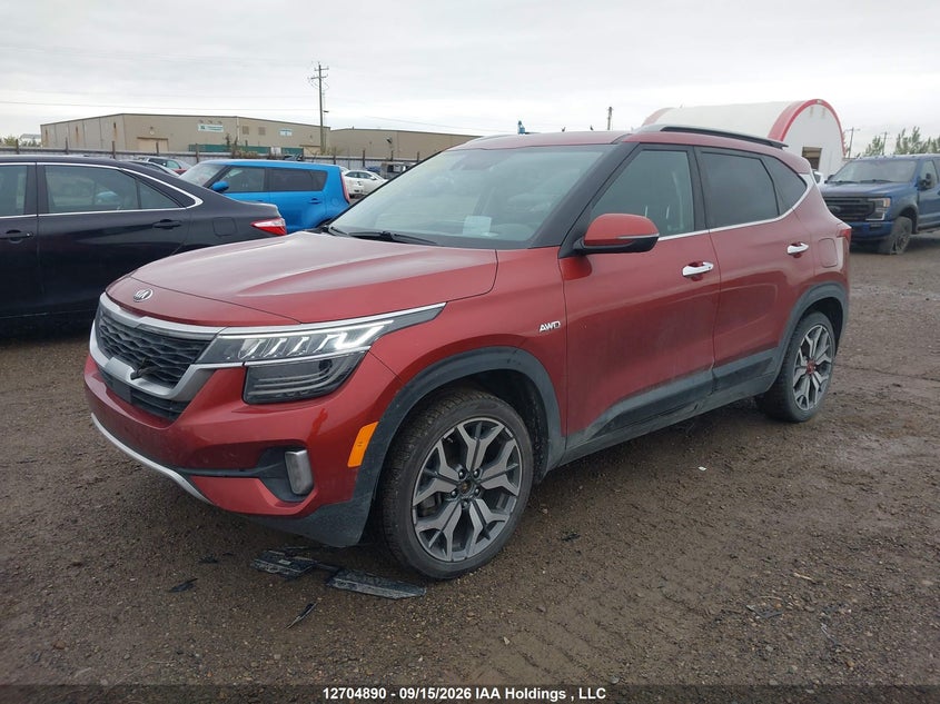 2021 Kia Seltos, Repossession, IAAI, VIN KNDETCA29M7059575 — photo 2
