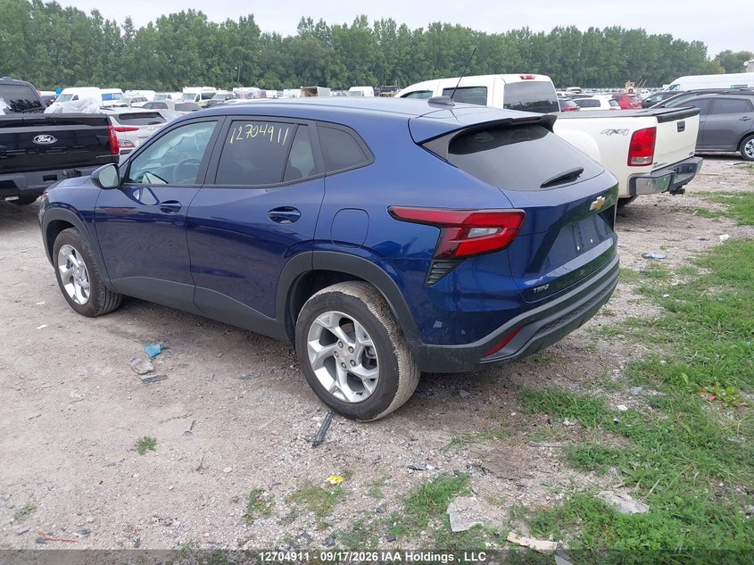 Vin: kl77lfe26rc195713, lot: 3110687, chevrolet trax ls 20243