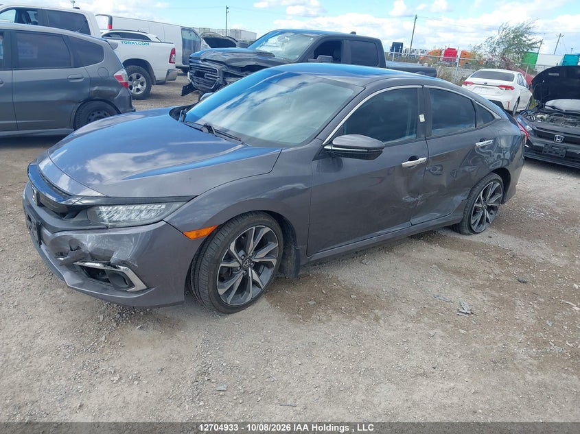 Vin: 2hgfc1f95kh103363, lot: 3110709, honda civic touring 20192