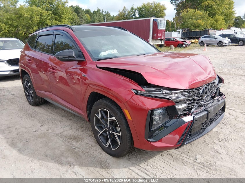 2025 Hyundai Tucson, Front, IAAI, VIN KM8JCDD12SU384053