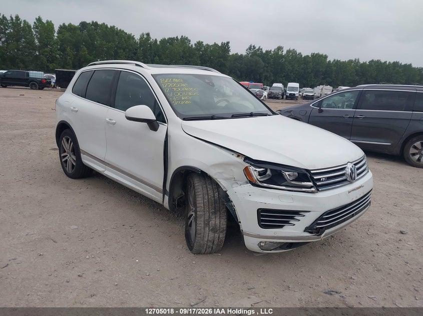 Vin: wvghf7bp4hd001866, lot: 3110795, volkswagen touareg 20171