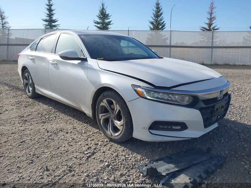 2020 Honda Accord Exl, Front, IAAI, VIN 1HGCV1F59LA802103
