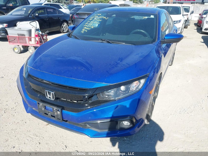 Vin: 2hgfc2f81kh021837, lot: 3110819, honda civic sport 20192