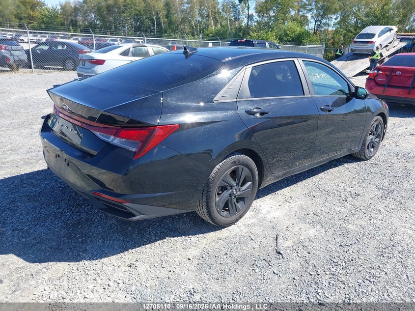 Vin: kmhlm4ag5nu333214, lot: 3110887, hyundai elantra preferred ivt with sun and tech package 20224