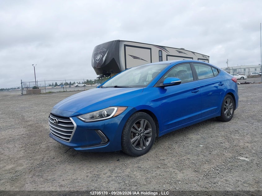 2017 Hyundai Elantra Gl, Удар спереди, IAAI, VIN KMHD84LF7HU240325 — фото 2