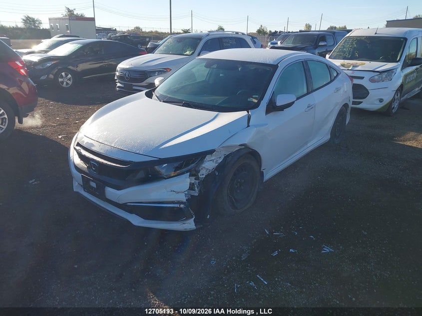 Vin: 2hgfc2f54kh036421, lot: 3110979, honda civic lx 20192