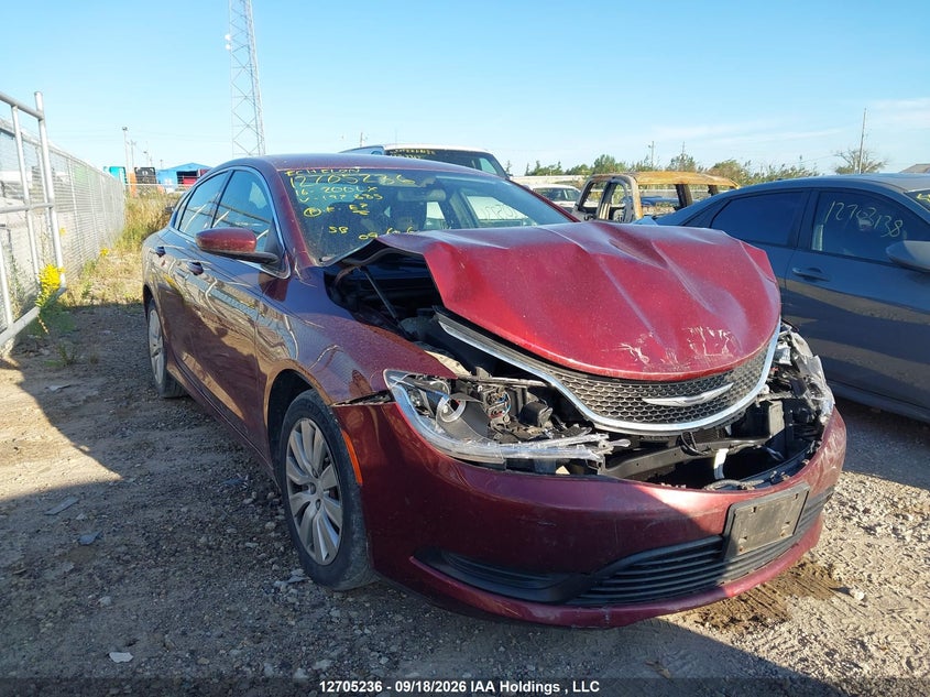 Vin: 1c3cccfb6gn197885, lot: 3111023, chrysler 200 lx 20161