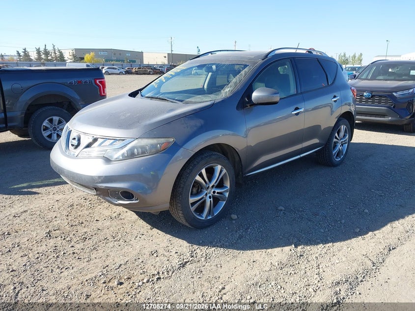 2013 Nissan Murano S/Sl/Le, Hail, IAAI, VIN JN8AZ1MW5DW322252 — photo 2