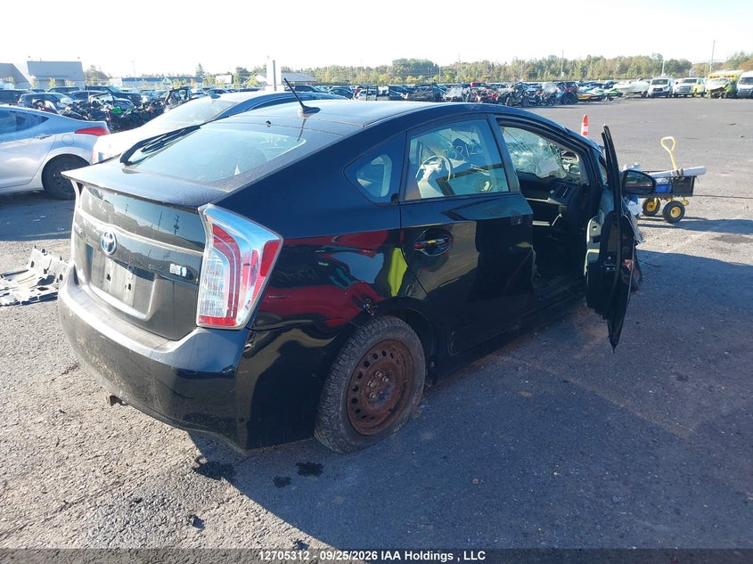 Vin: jtdkn3du3c5486108, lot: 3111100, toyota prius 20124