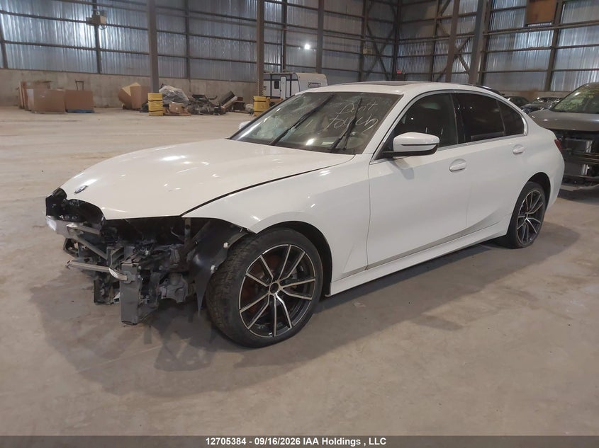 2019 BMW 3er, Удар спереду, IAAI, VIN WBA5R7C59KAJ84103 — фото 2