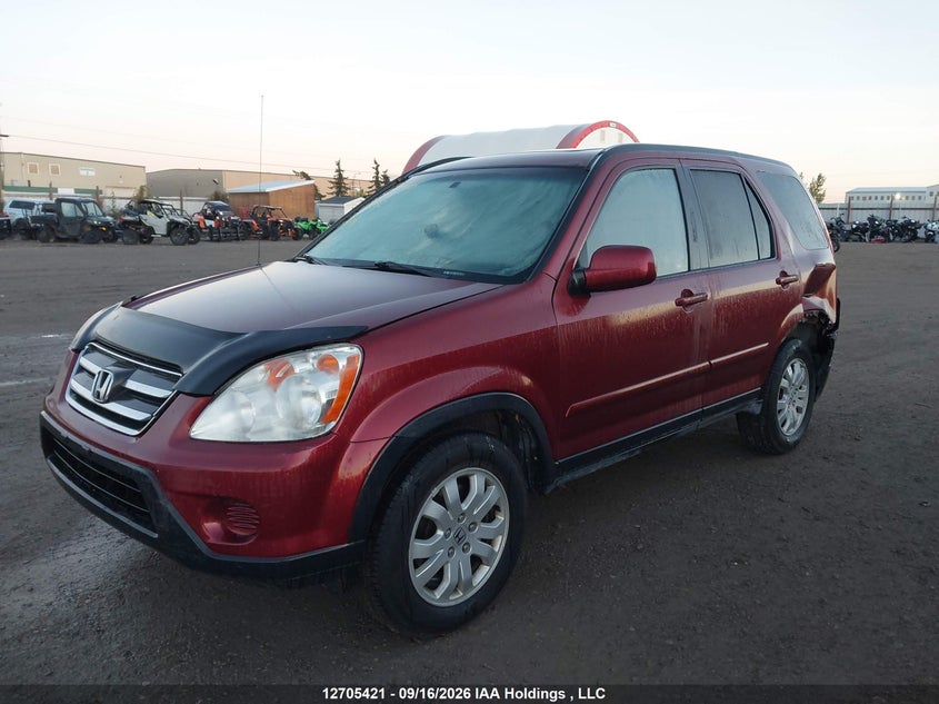 2006 Honda Cr-V Se/Ex, Левый зад, IAAI, VIN JHLRD78916C814482 — фото 2