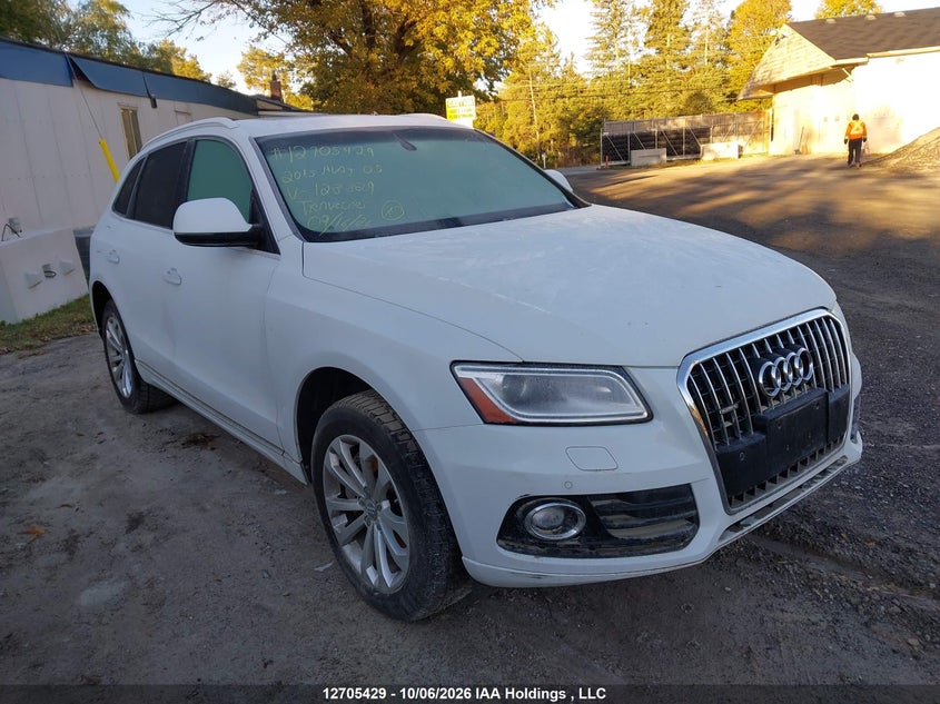 2015 Audi Q5 Tdi/Premium Plus, Water, IAAI, VIN WA1LMDFP0FA128829