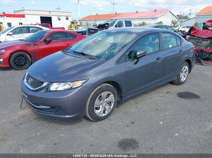 2014 Honda Civic, Right Side, IAAI, VIN 2HGFB2F43EH020693 — photo 2